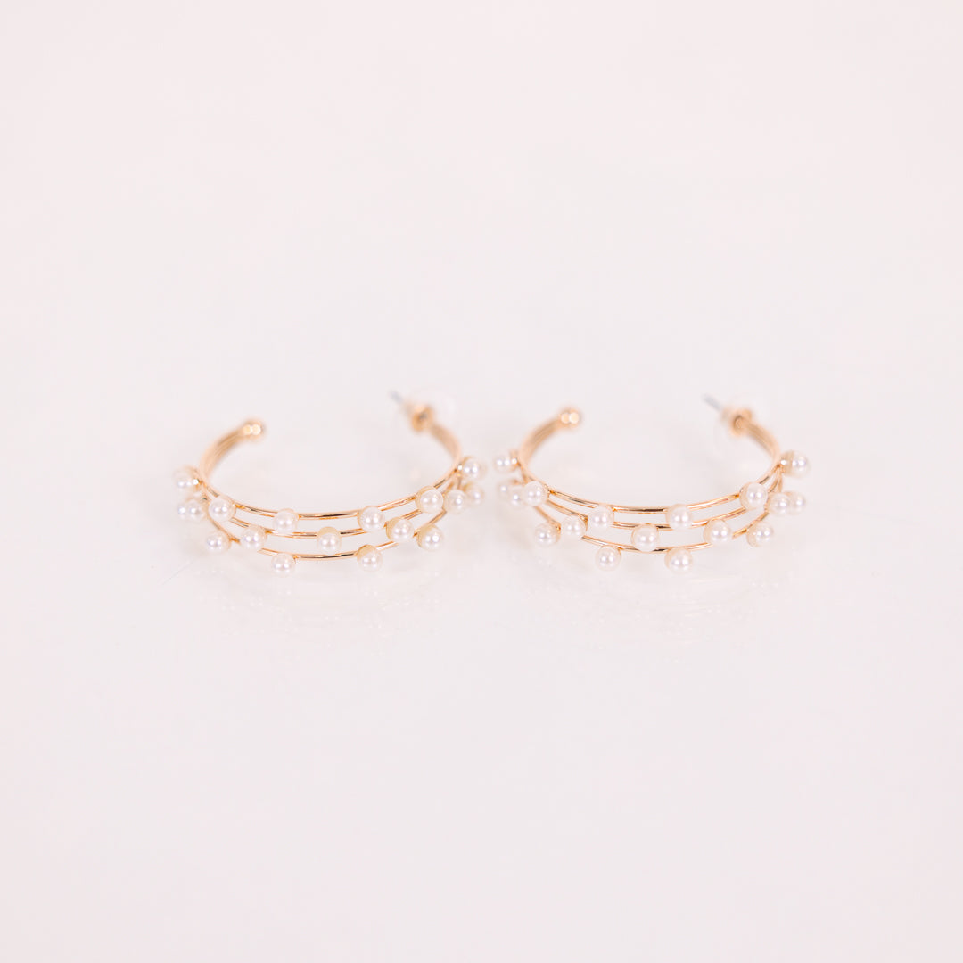 You Are The Right One Earrings, Gold