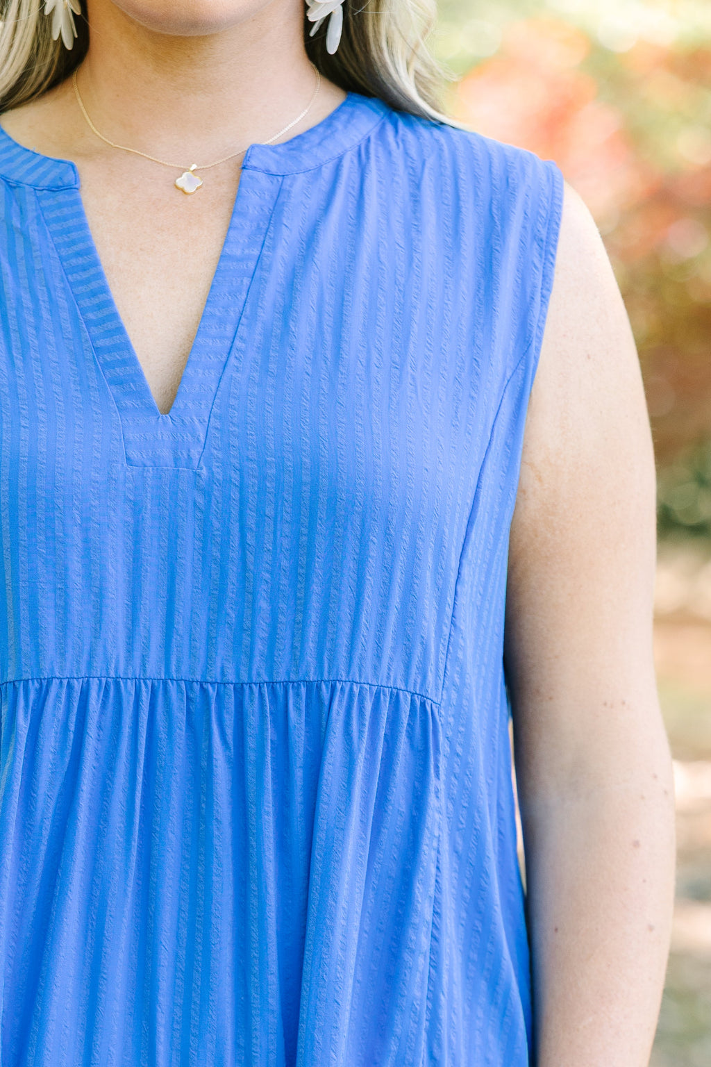 You Know The Feeling Dress, Cobalt