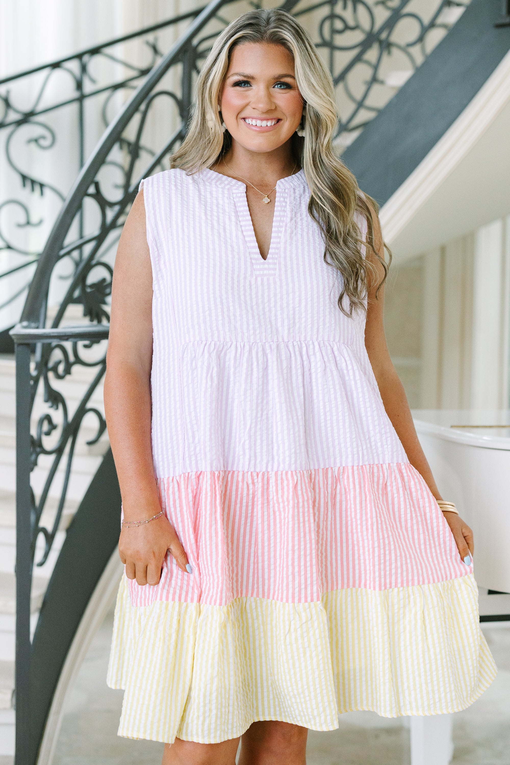 You Know The Feeling Dress, Creamsicle