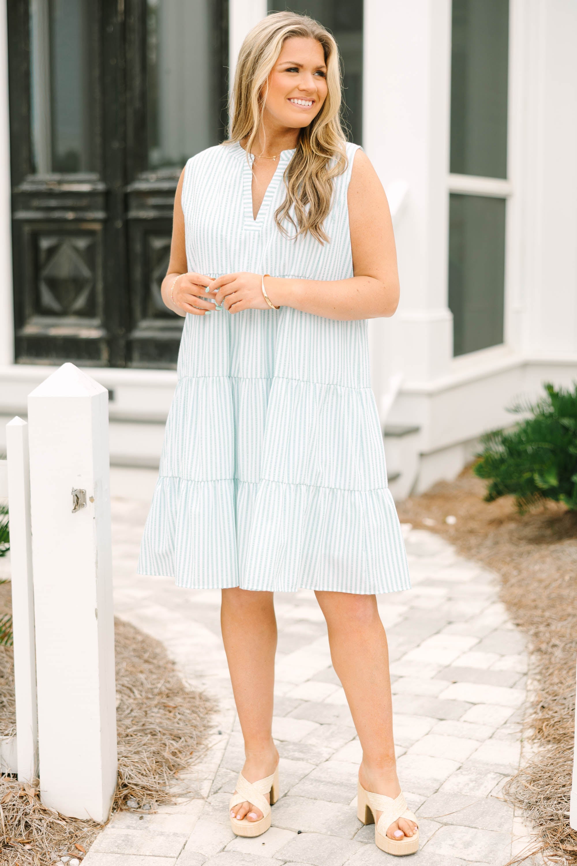 You Know The Feeling Dress, Mint